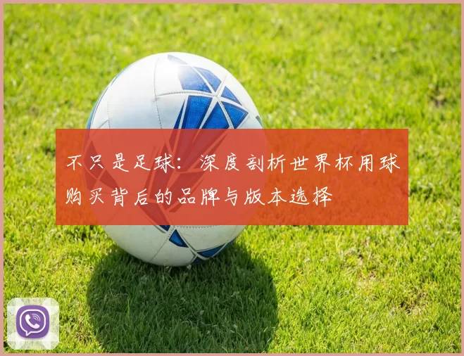 不只是足球:深度剖析世界杯用球购买背后的品牌与版本选择