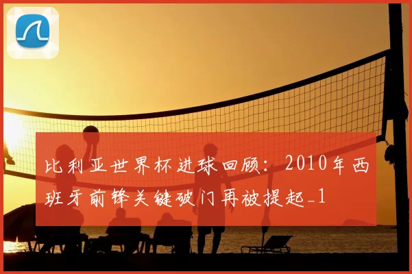 比利亚世界杯进球回顾:2010年西班牙前锋关键破门再被提起_1